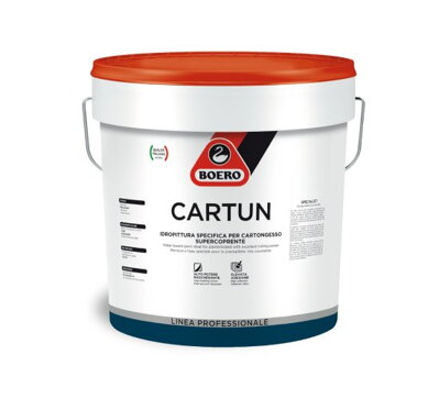 BOERO CARTUN - Matná farba na sadrokarón, biela