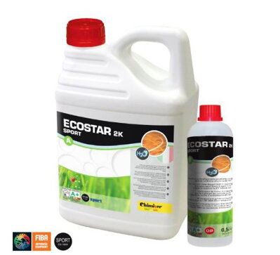 CHIMIVER Ecostar 2K SPORT - Lak na drevené športové podlahy, 5,5 L 