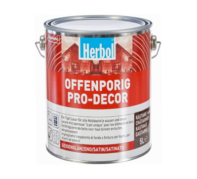 HERBOL Offenporig PRO-DÉCOR, gaštan 5 l - TOTAL Výpredaj