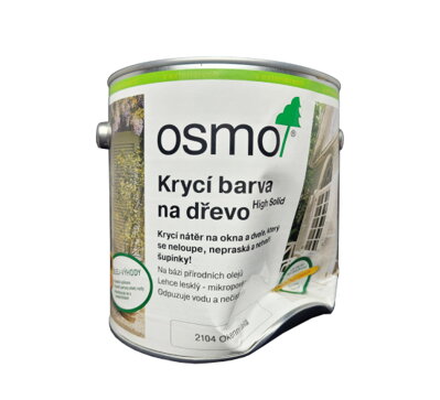 OSMO Krycia farba na drevo, biela - TOTAL Výpredaj