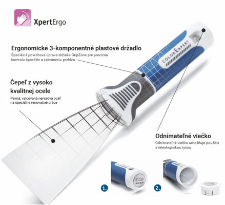 COLOR EXPERT SolidMaster Pevná špachtľa