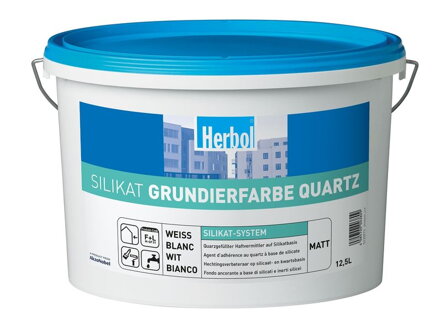 HERBOL SILIKAT GRUNDIERFARBE Quartz - Medzináter 12,5 l