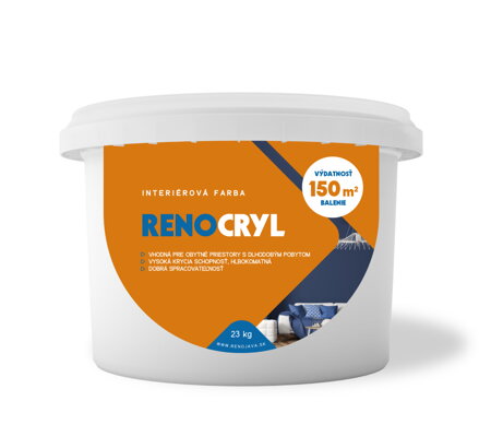 RENOCRYL - Interiérová farba, biela